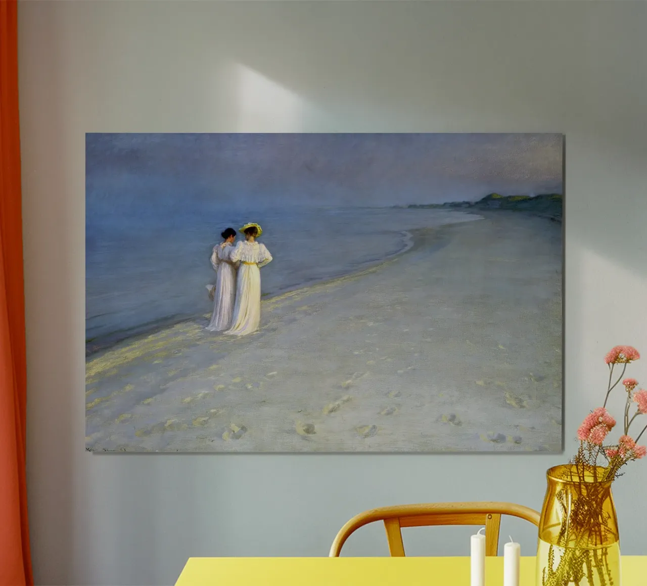 Peter Severin Kroyer - Tarde de verano en Skagen hahnemühle de ARTOTHEK