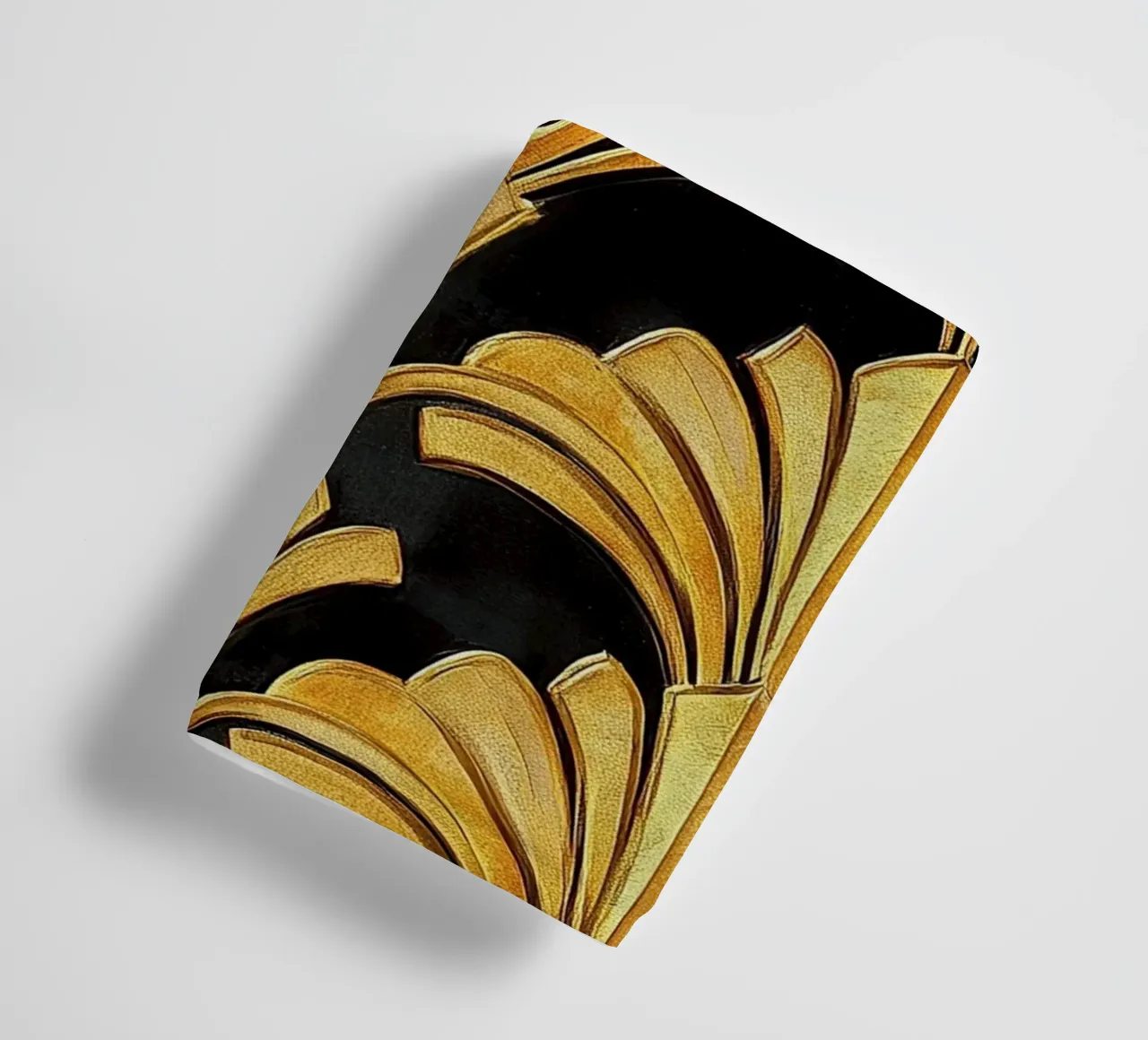 Art Deco "Fragments of Gold" towel by Nikis Art Studio