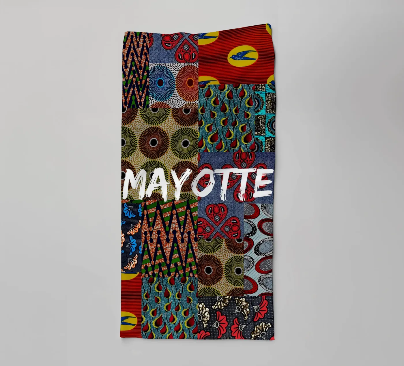 Mayotte towel by Mathudace Créas