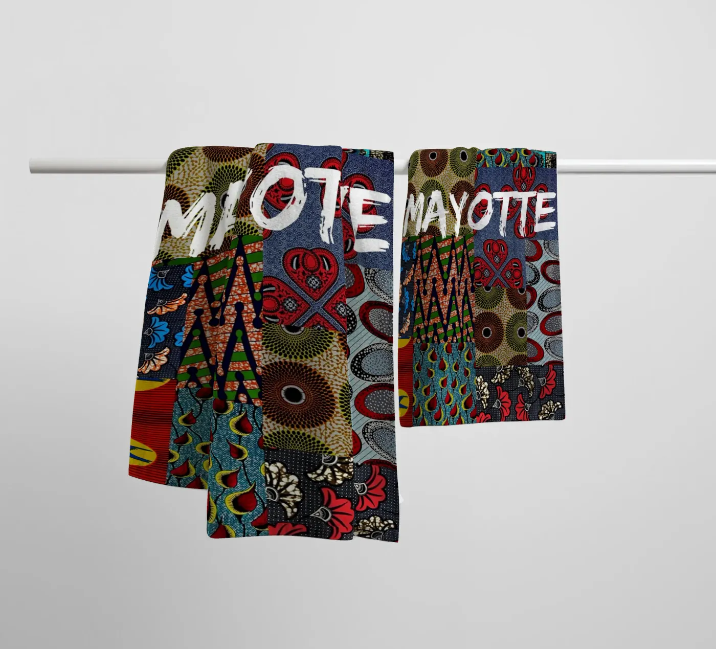 Mayotte towel by Mathudace Créas