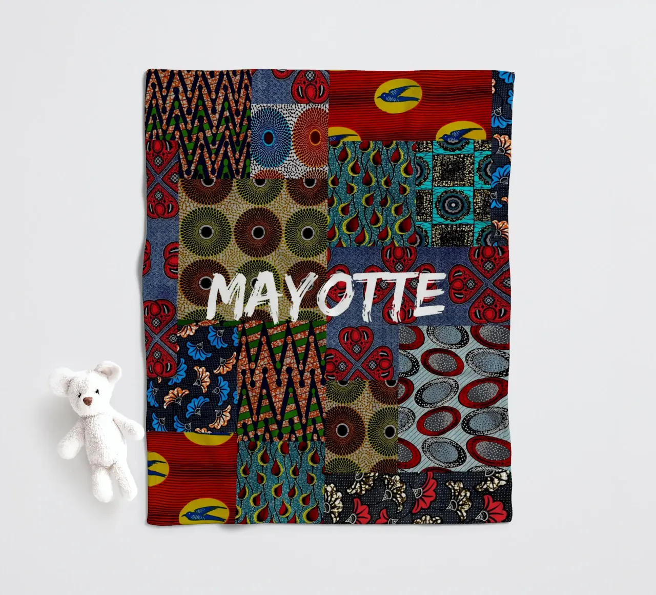 Mayotte Fleecedecke von Mathudace Créas