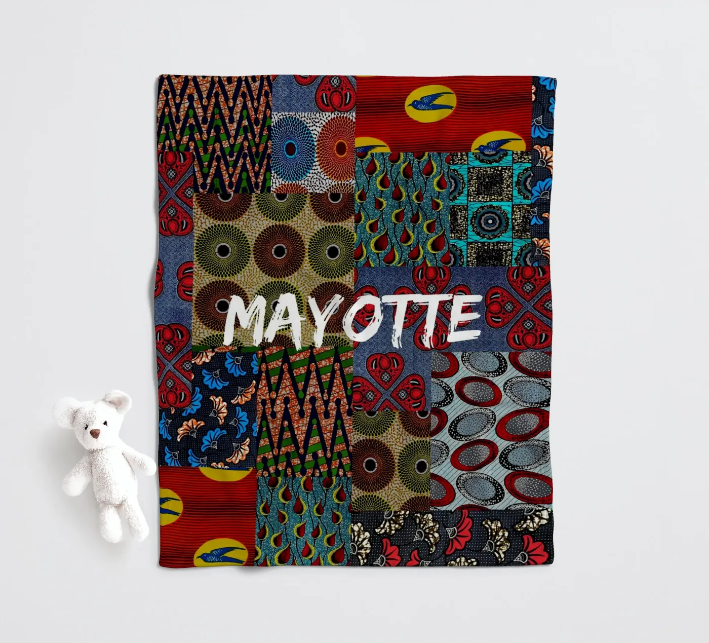 Mayotte fleecedeken van Mathudace Créas