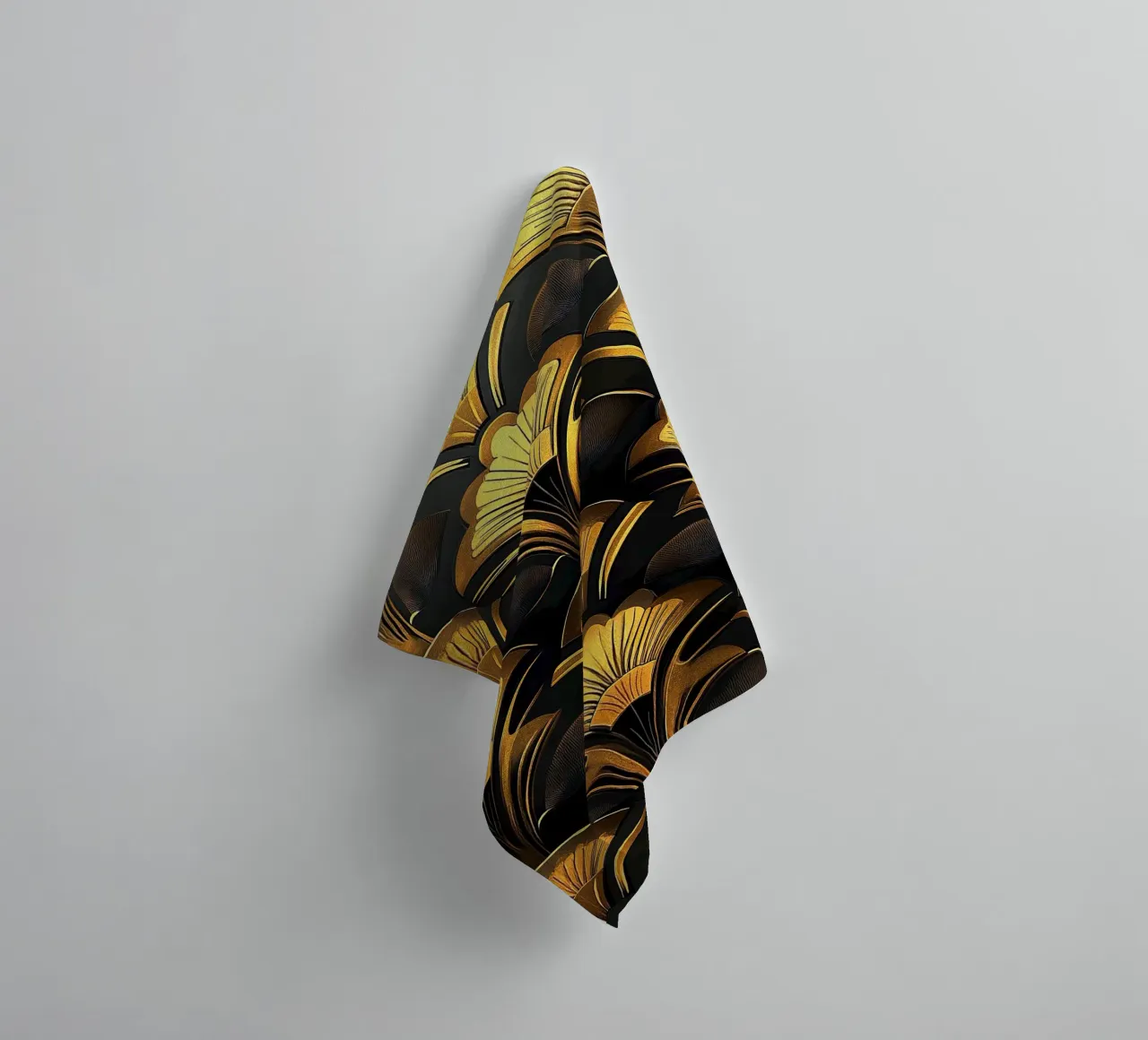 Art déco "Skyline Luxe" towel by Nikis Art Studio