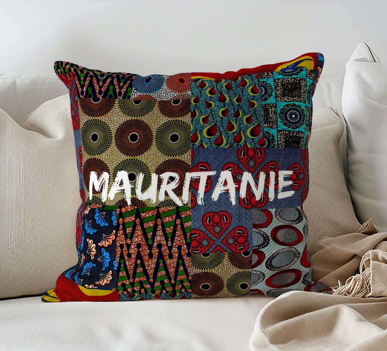 Mauritanie coussin de Mathudace Créas