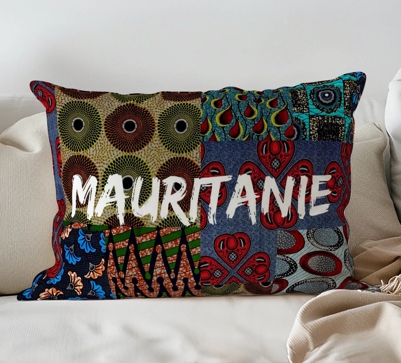 Mauritanie coussin de Mathudace Créas