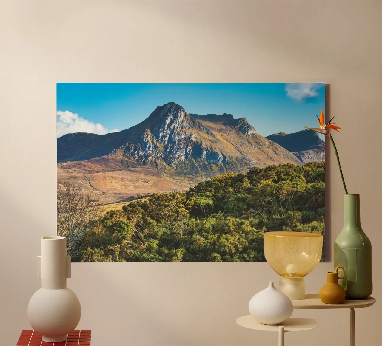 Highland woods and mountains canvas with Floater frame by Dave Hare Photography