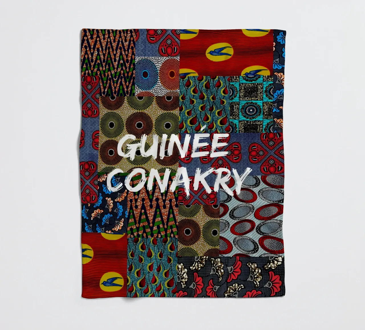Guinée Conakry coperta in pile da Mathudace Créas