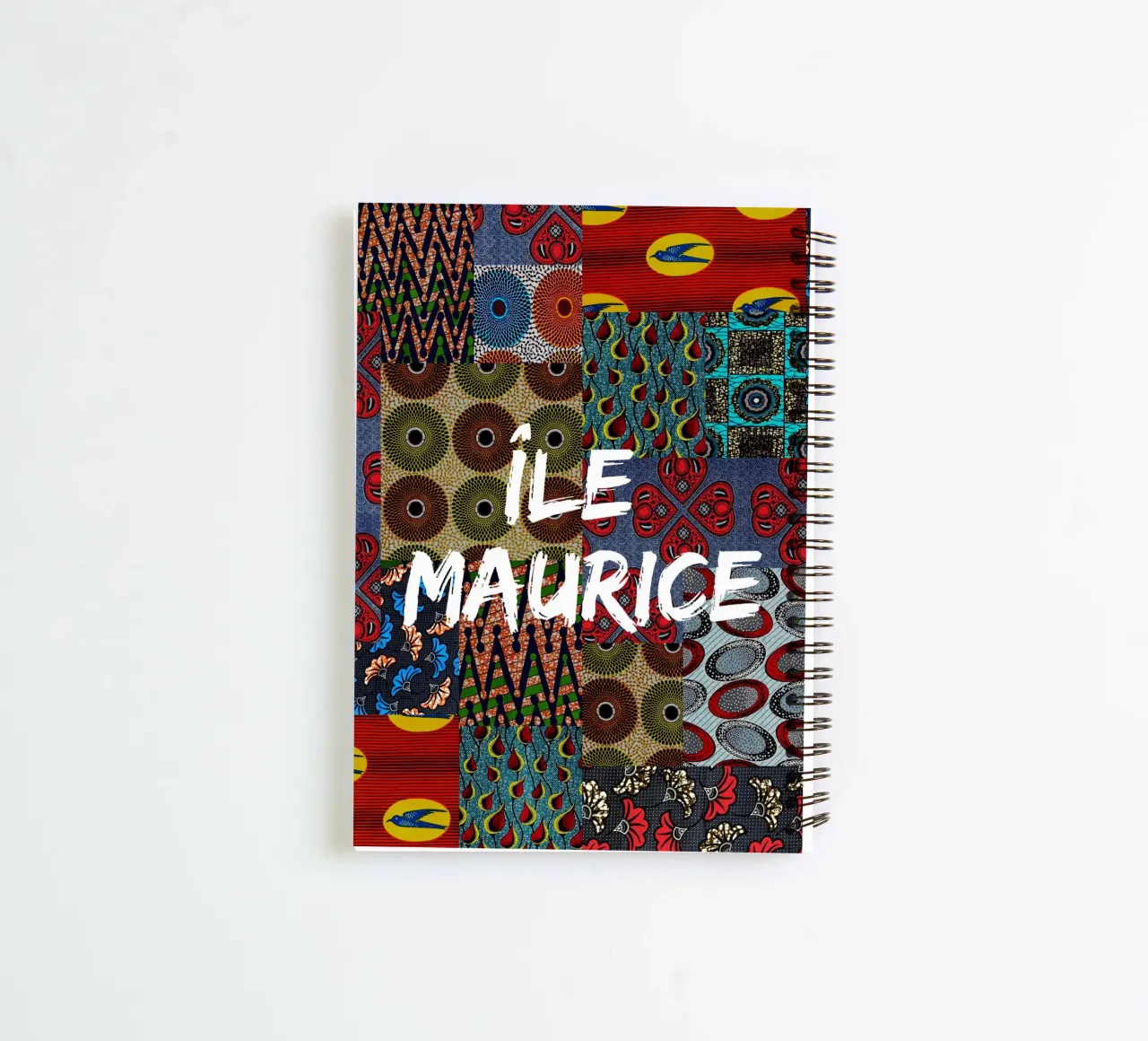 Île Maurice spiral notebook by Mathudace Créas