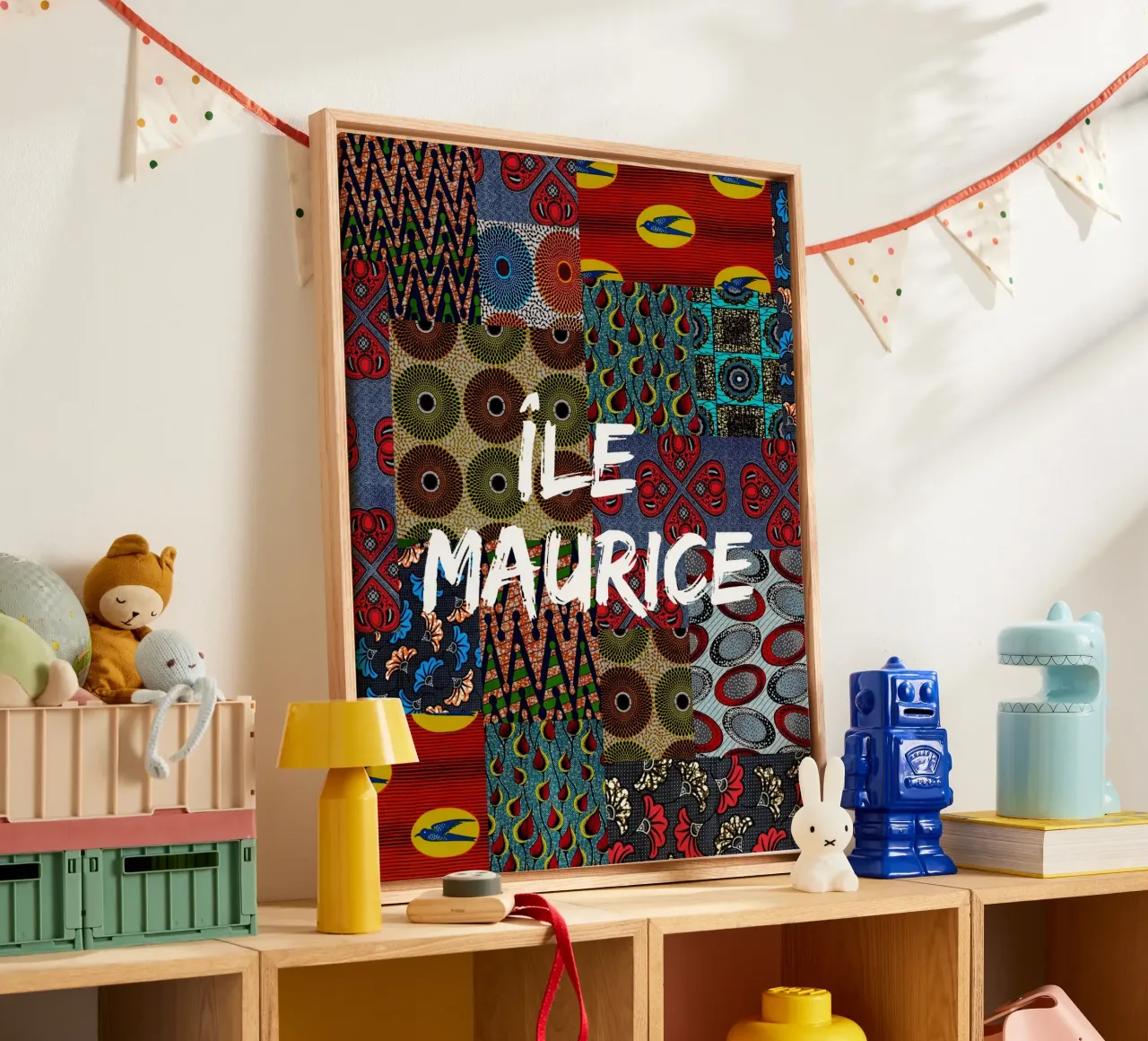 Île Maurice canvas by Mathudace Créas