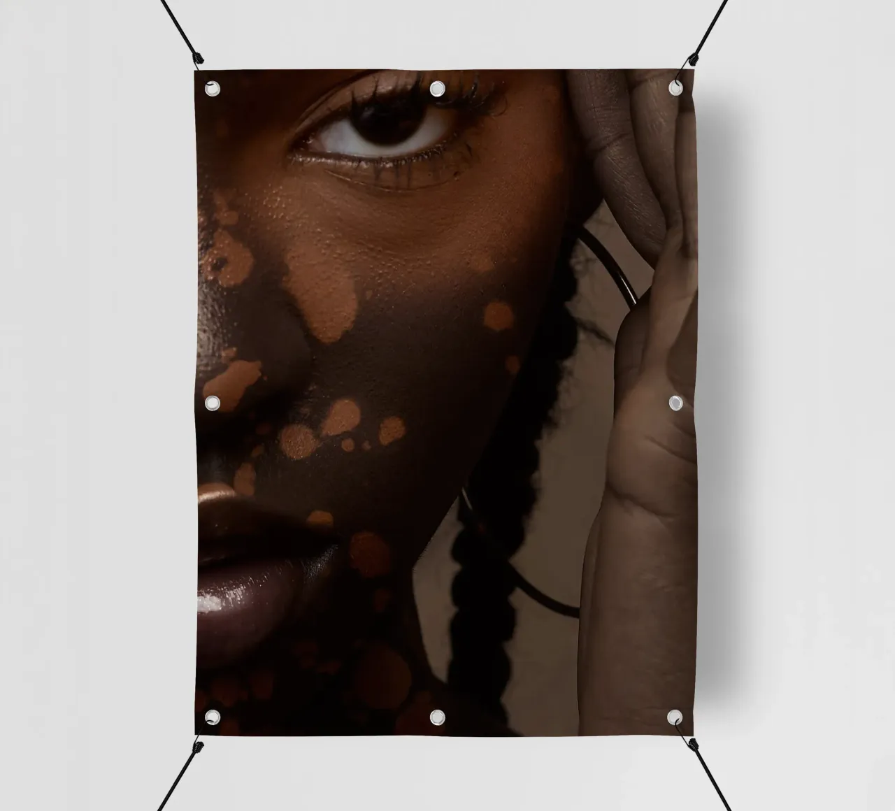Afro Luminescence telo in pvc da Mathudace Créas