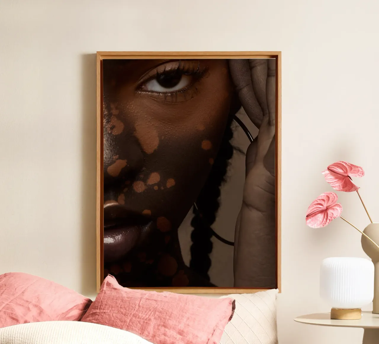 Afro Luminescence canvas by Mathudace Créas