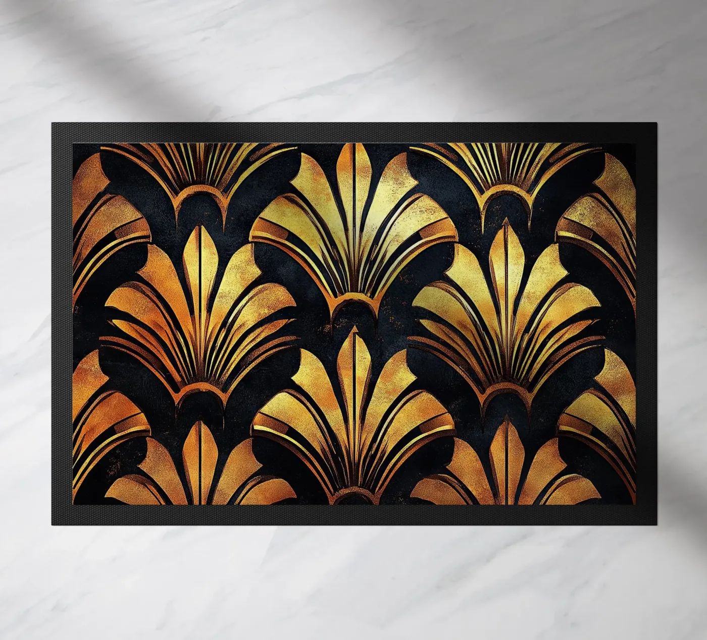 Art déco doormat by Nikis Art Studio