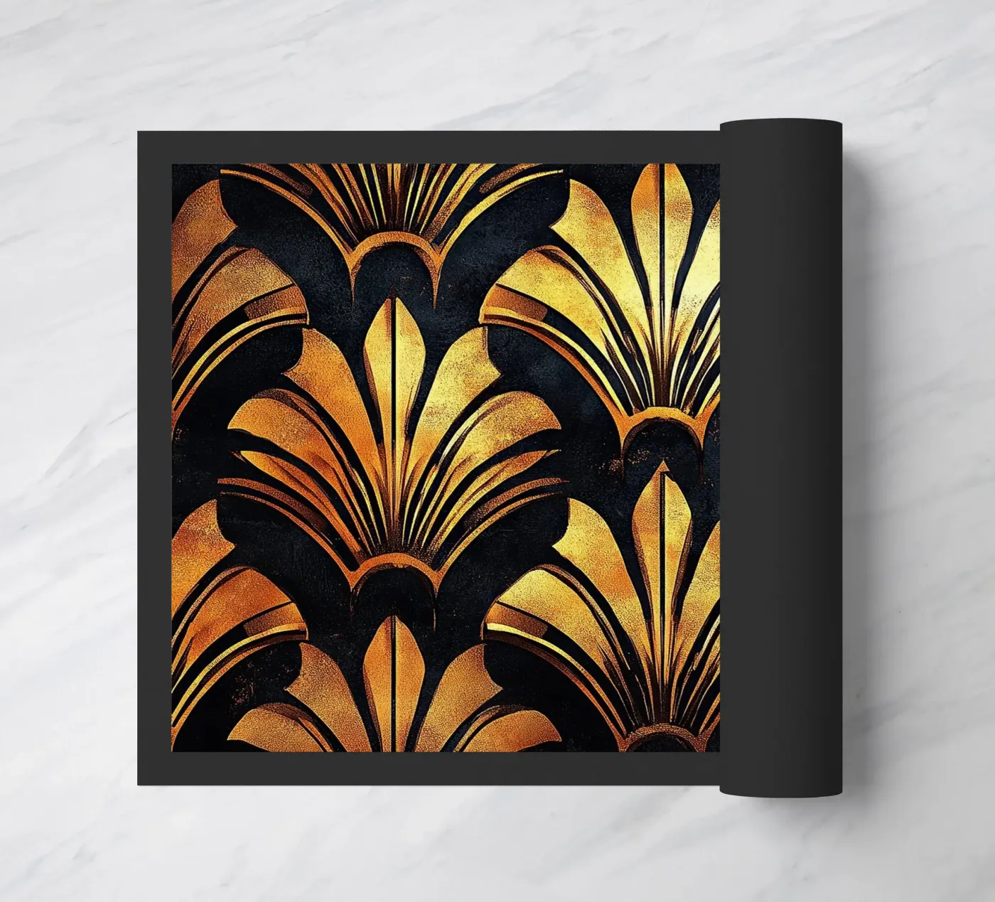 Art déco doormat by Nikis Art Studio