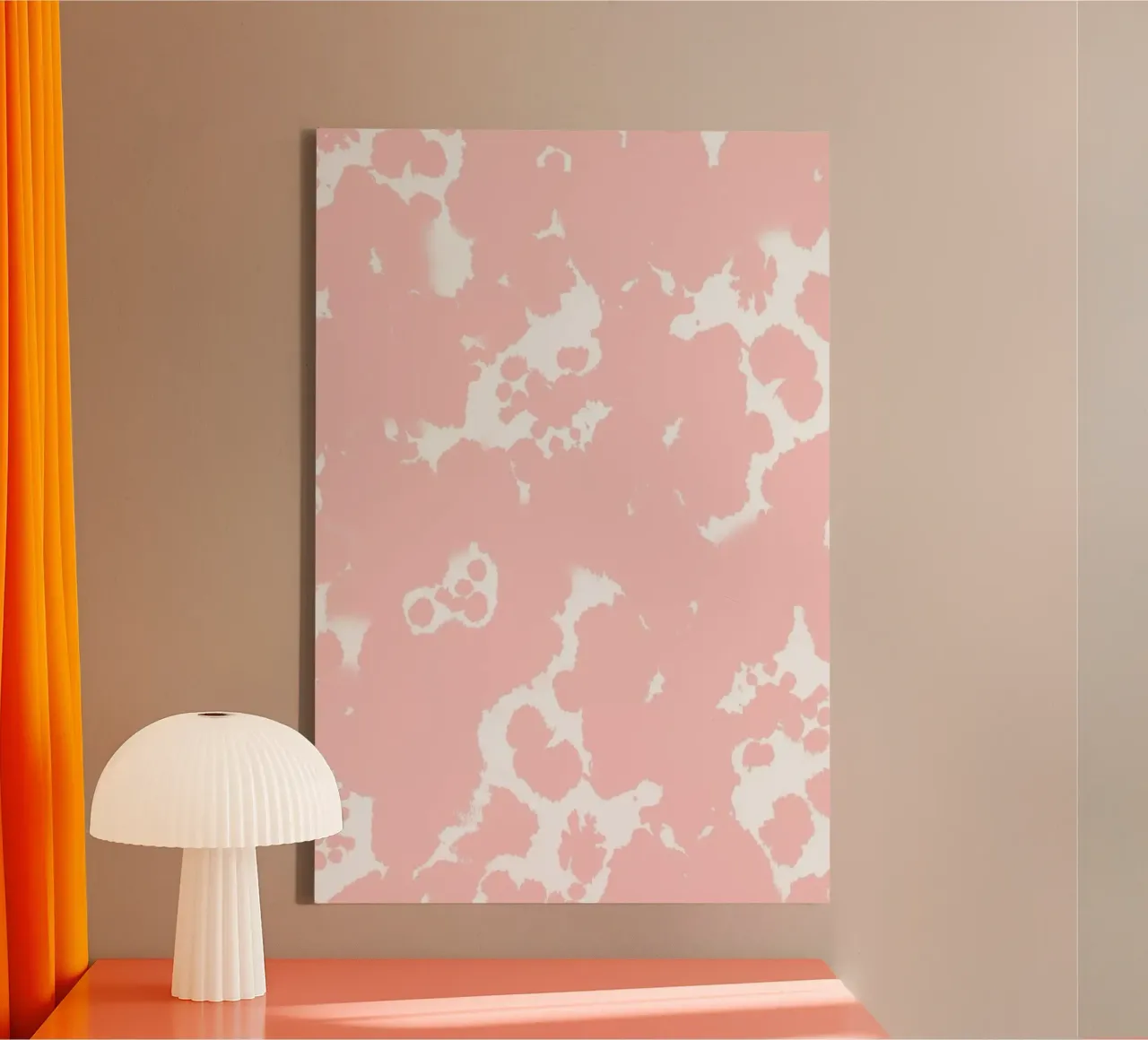 Rosequartz tela con Cornice a cassetta da Charlotte Winter