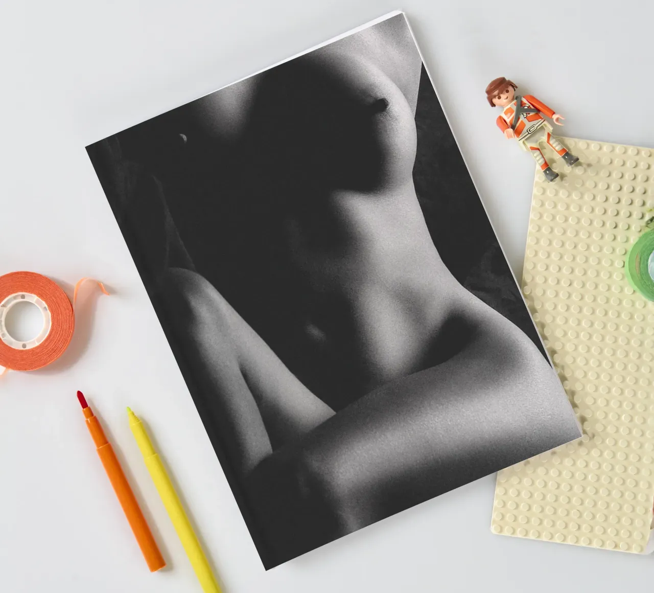 Tori Bodyscape Mono notebook by Dave Hare Photography