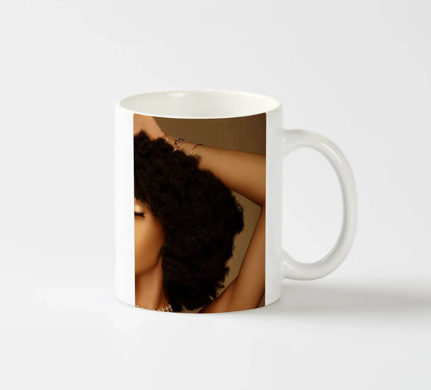 Afro Rhythmscape ceramic mug by Mathudace Créas