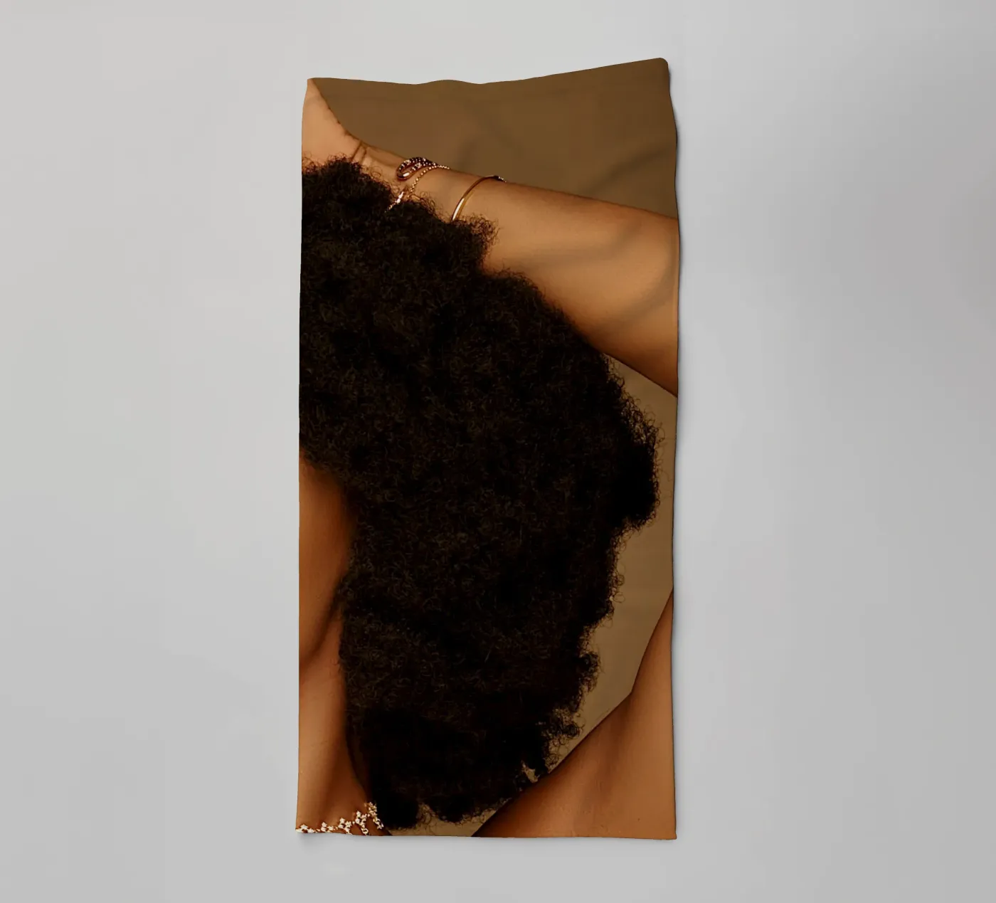 Afro Rhythmscape badhanddoek van Mathudace Créas