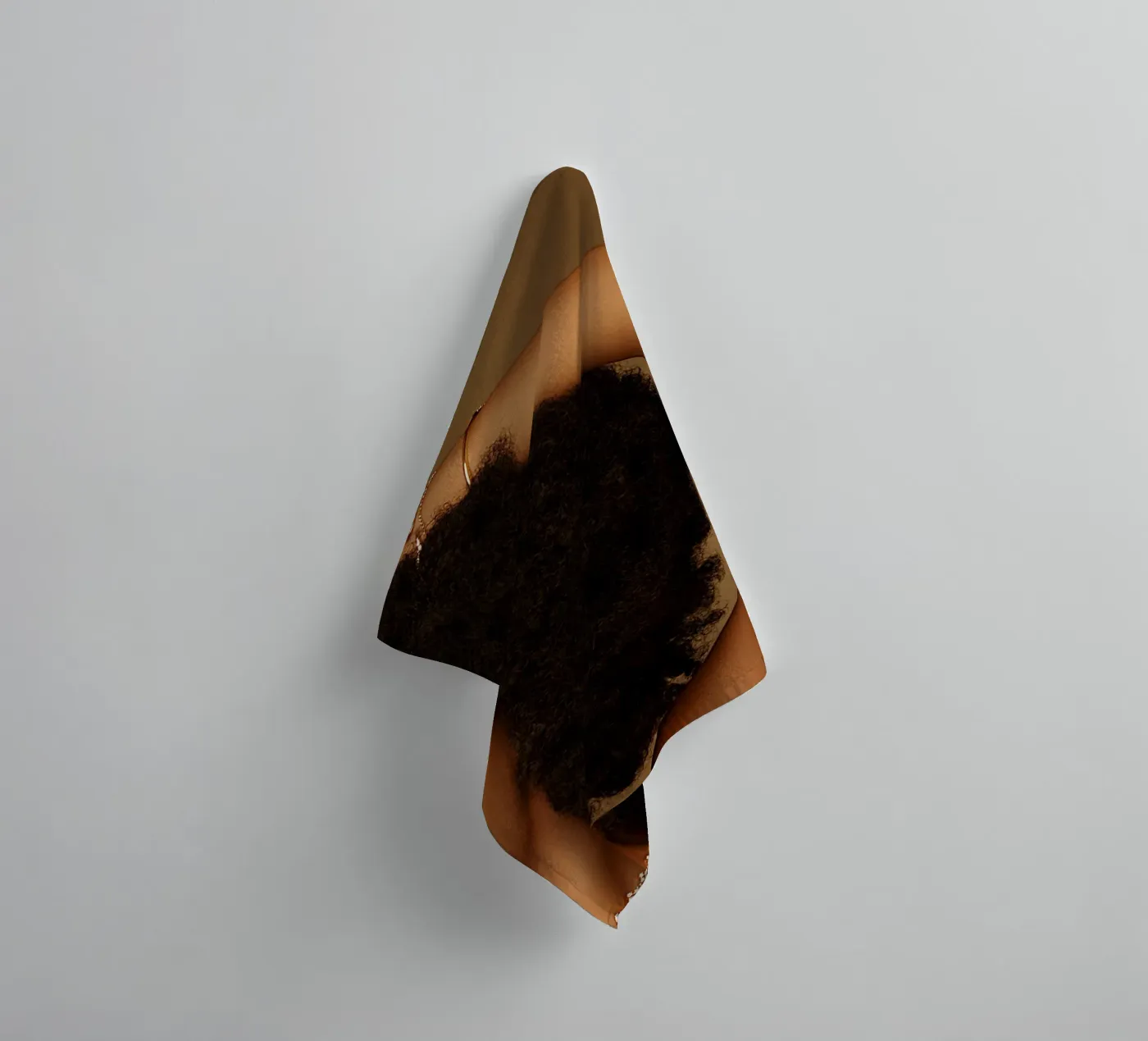 Afro Rhythmscape badhanddoek van Mathudace Créas