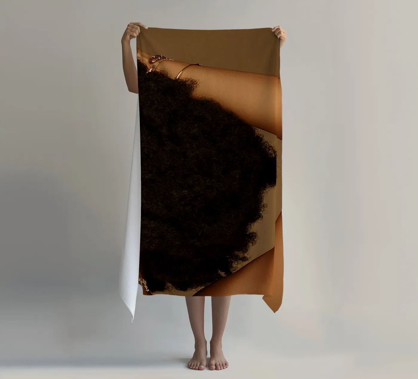 Afro Rhythmscape Strandtuch von Mathudace Créas