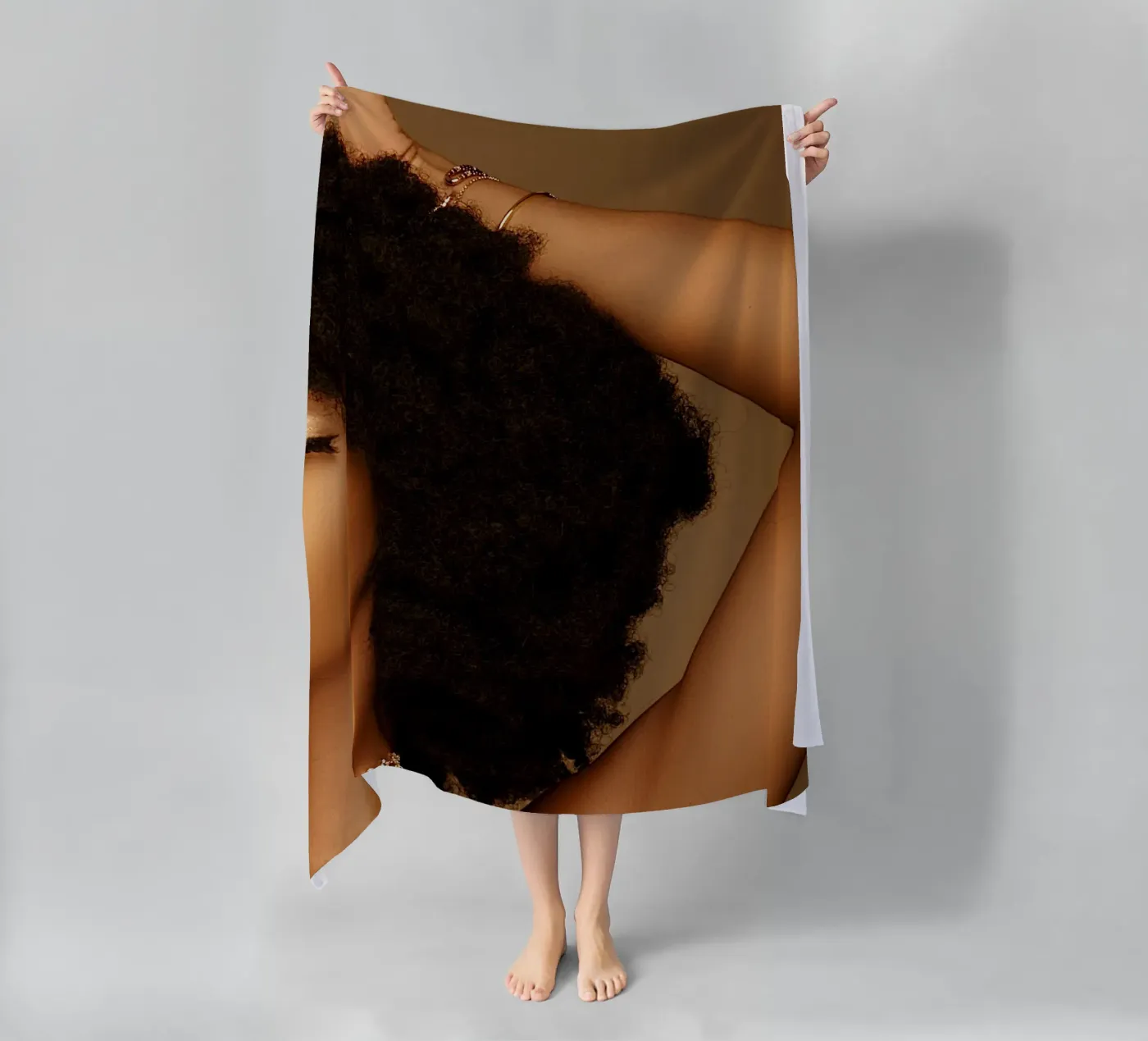 Afro Rhythmscape Strandtuch von Mathudace Créas