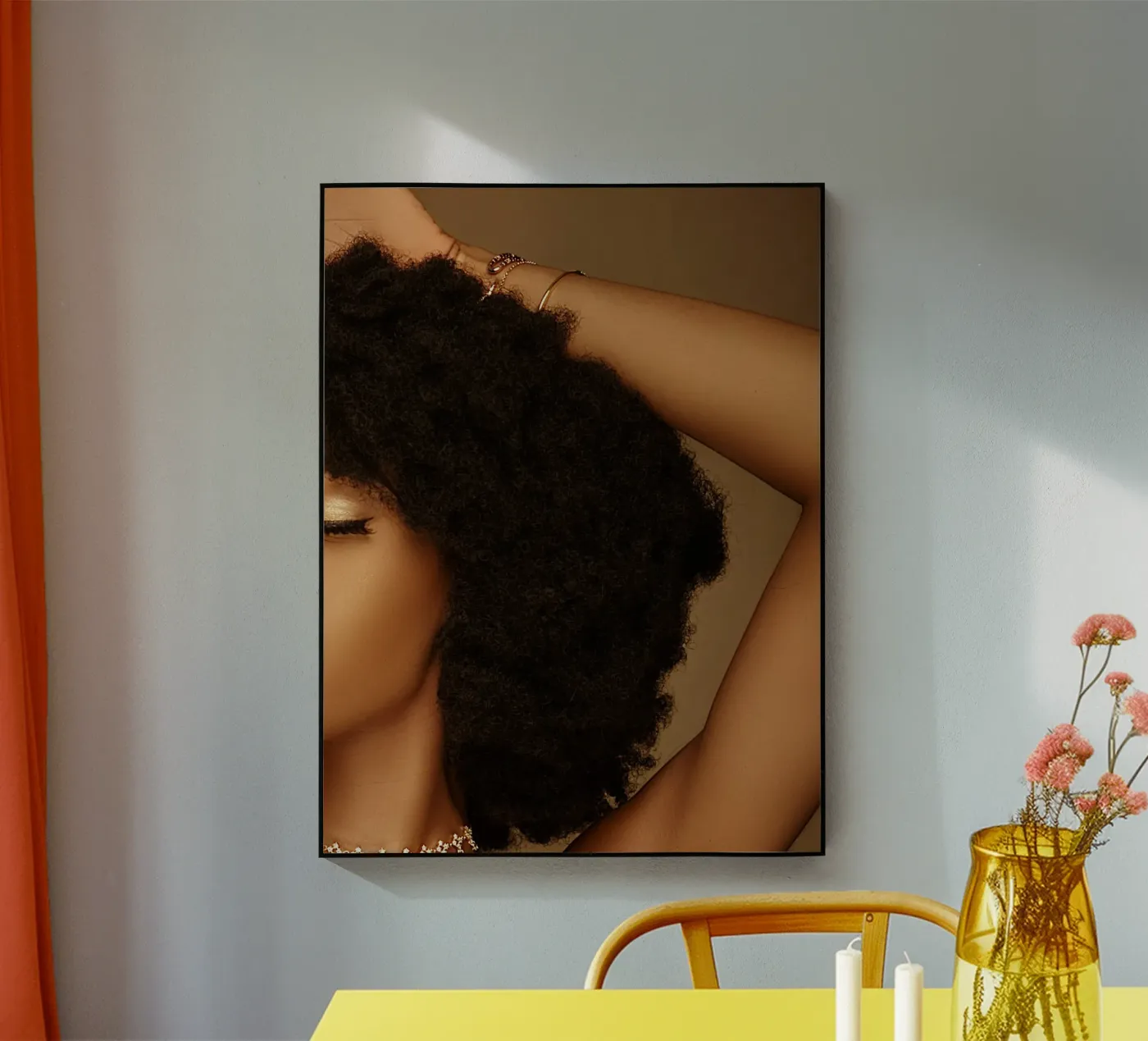 Afro Rhythmscape plexiglass da Mathudace Créas