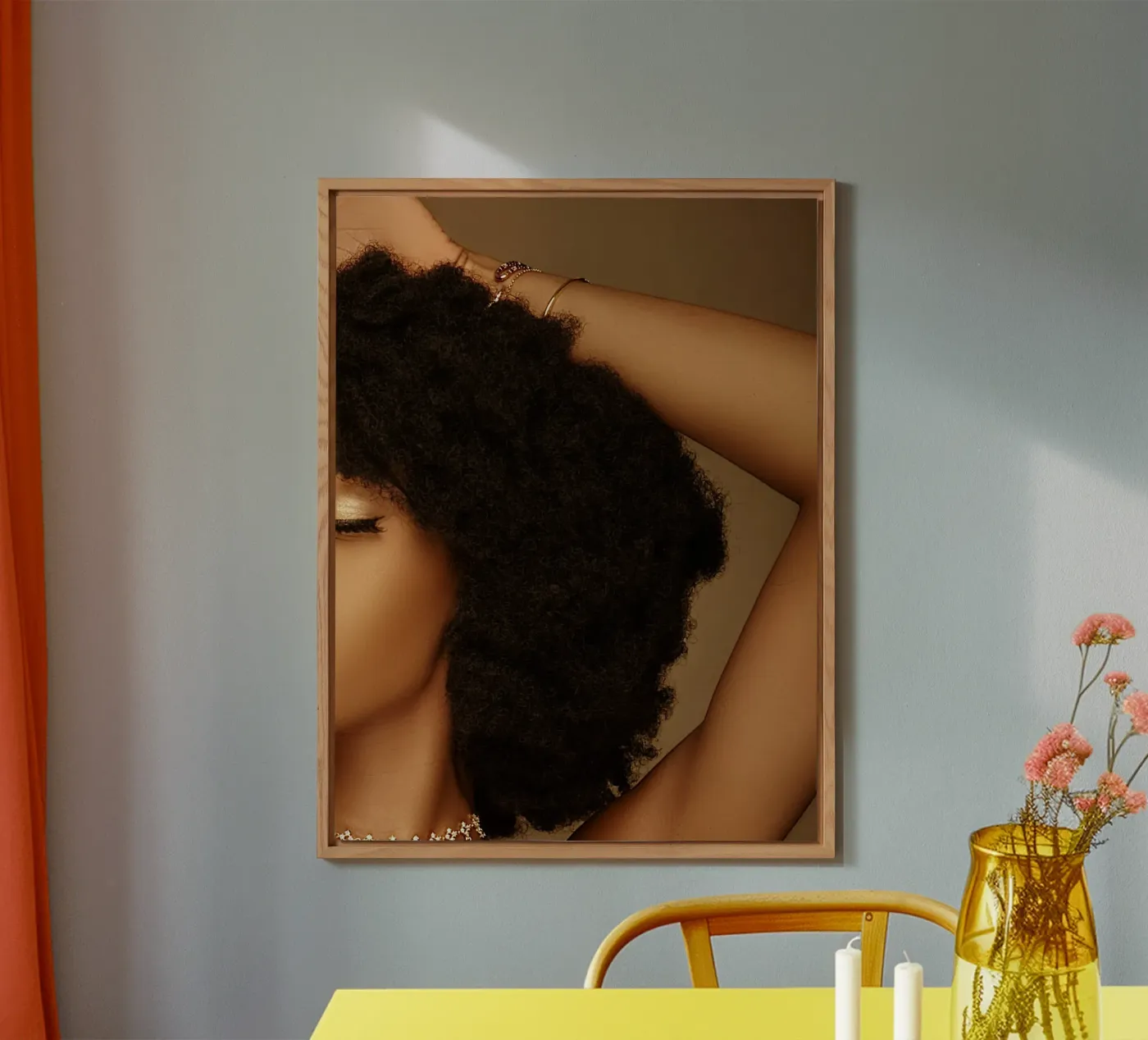 Afro Rhythmscape forex plate by Mathudace Créas