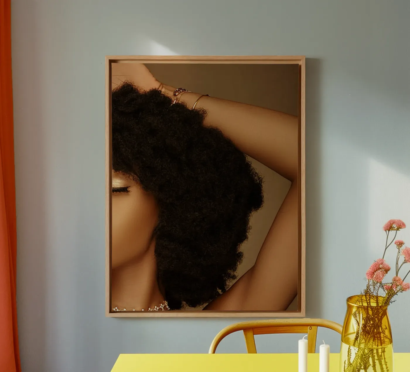 Afro Rhythmscape tela da Mathudace Créas