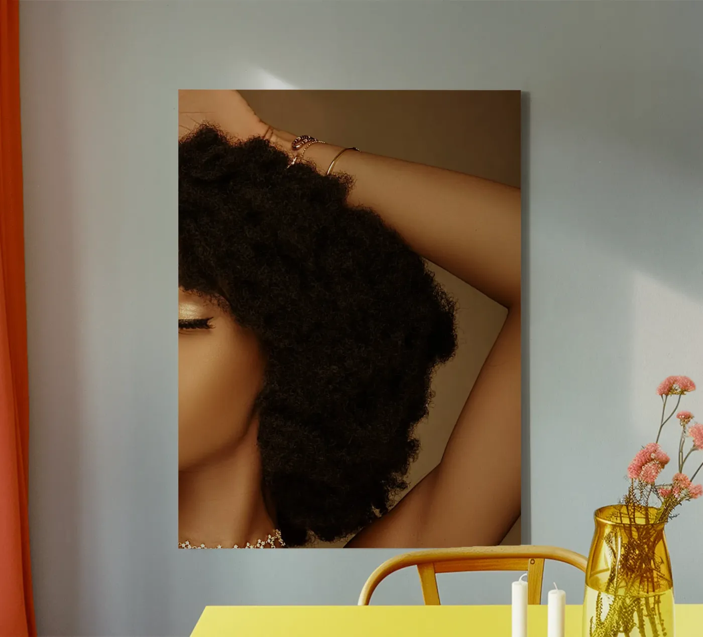 Afro Rhythmscape tela da Mathudace Créas