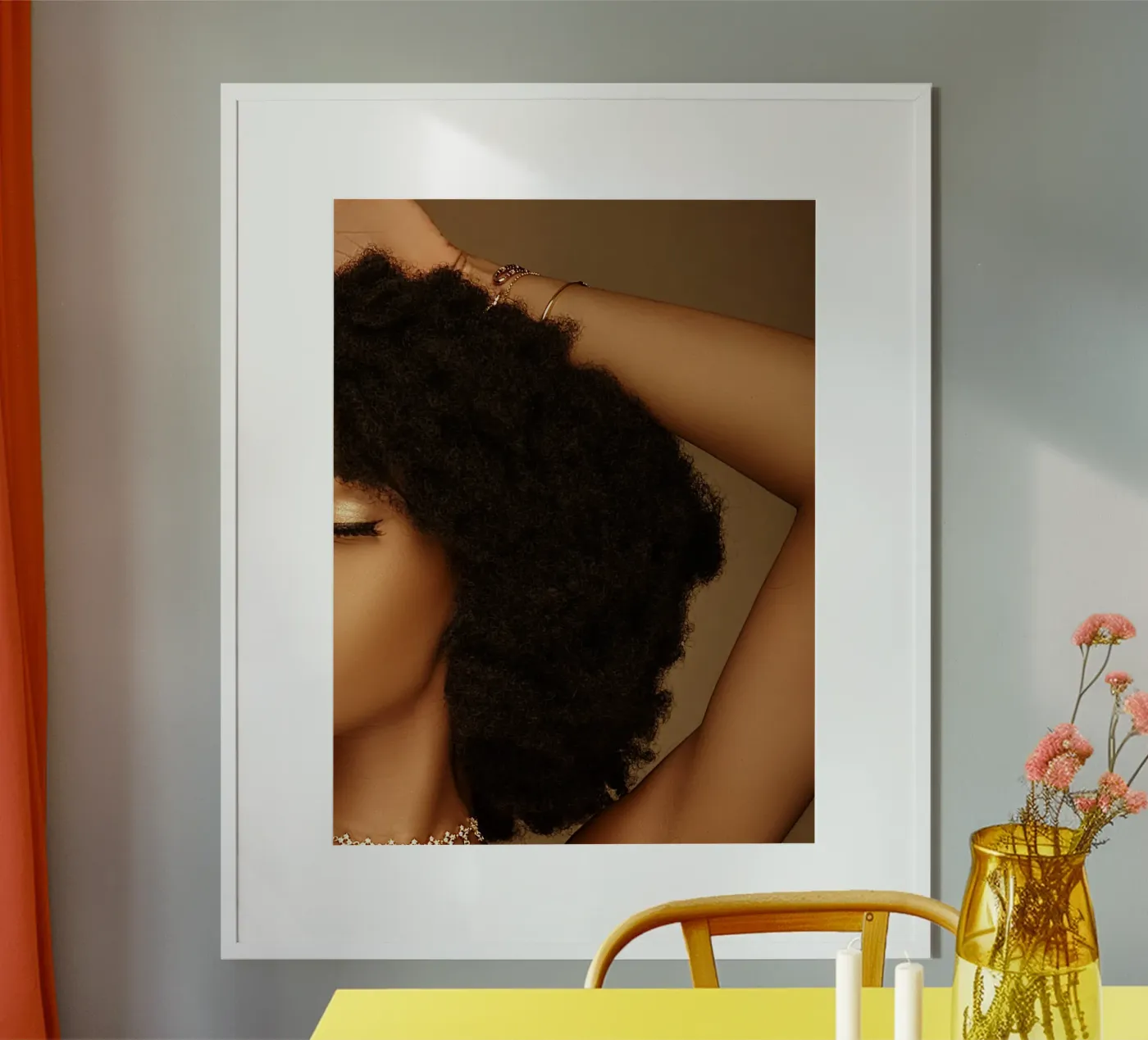 Afro Rhythmscape poster van Mathudace Créas