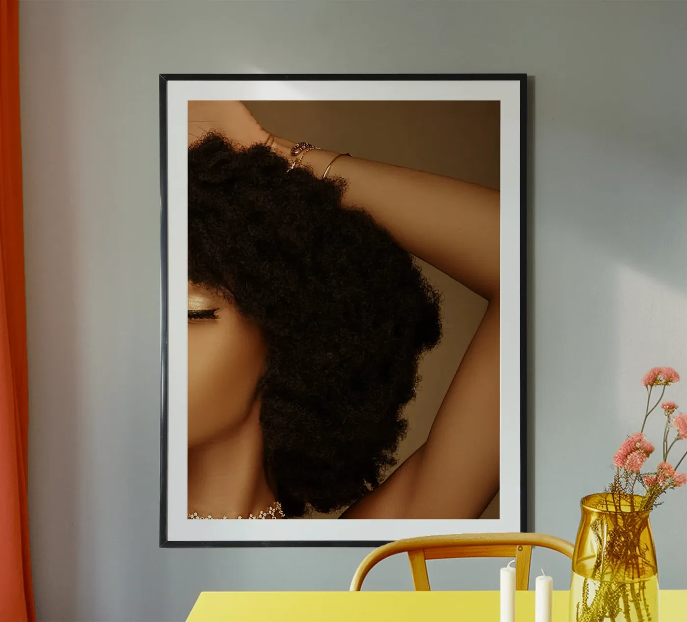 Afro Rhythmscape poster van Mathudace Créas