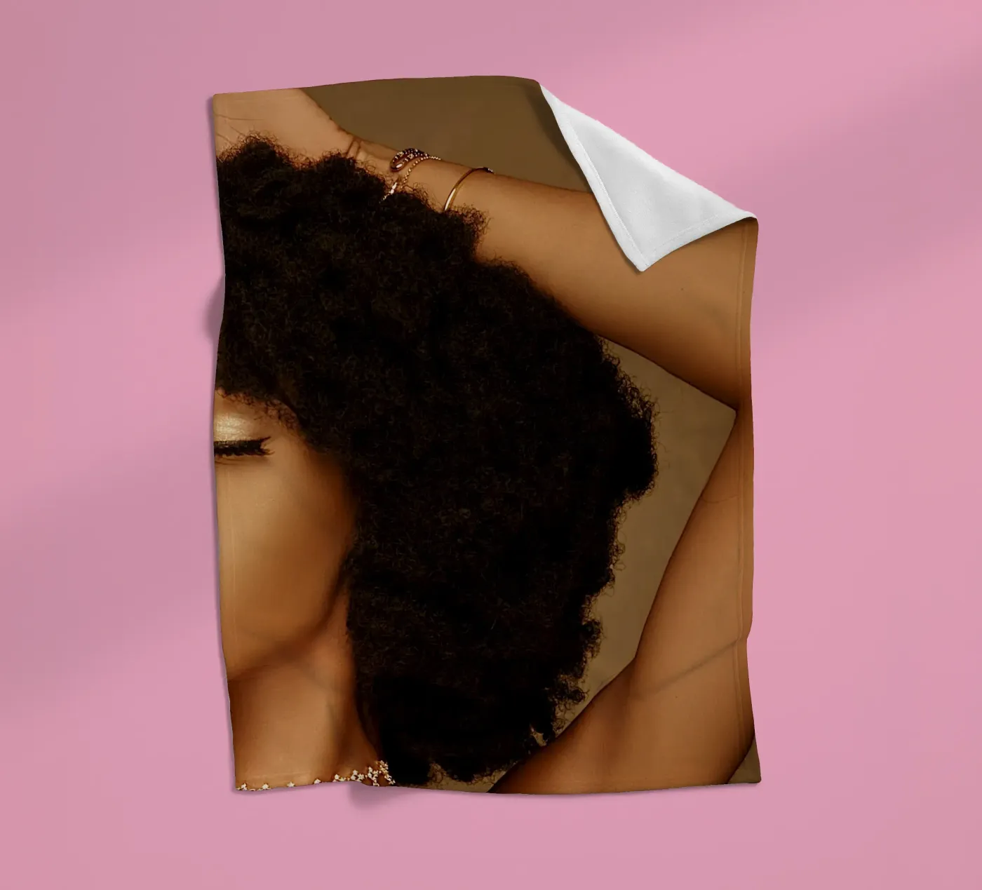 Afro Rhythmscape coperta in pile da Mathudace Créas