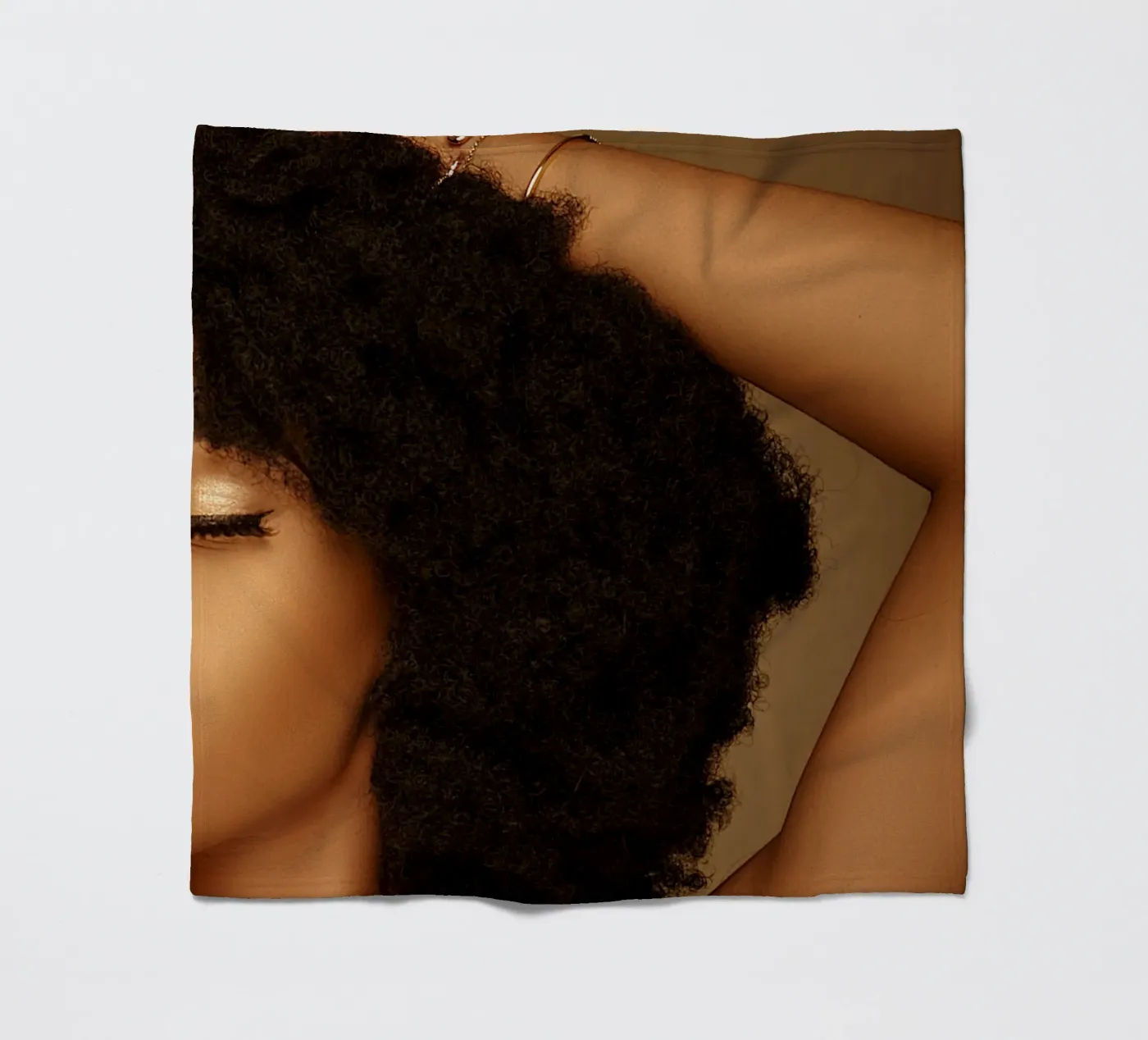 Afro Rhythmscape fleecedeken van Mathudace Créas