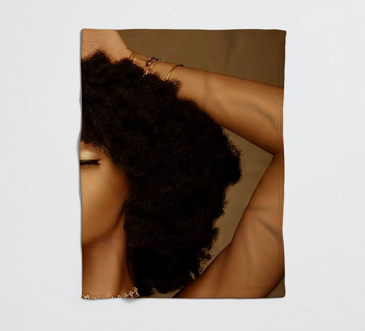 Afro Rhythmscape coperta in pile da Mathudace Créas