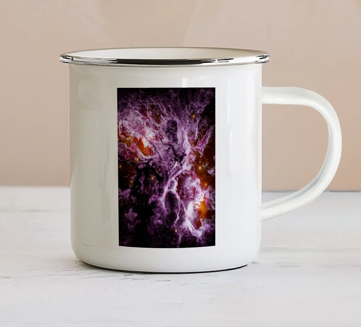 Hypernova enamel mug by Stellar Dream Art