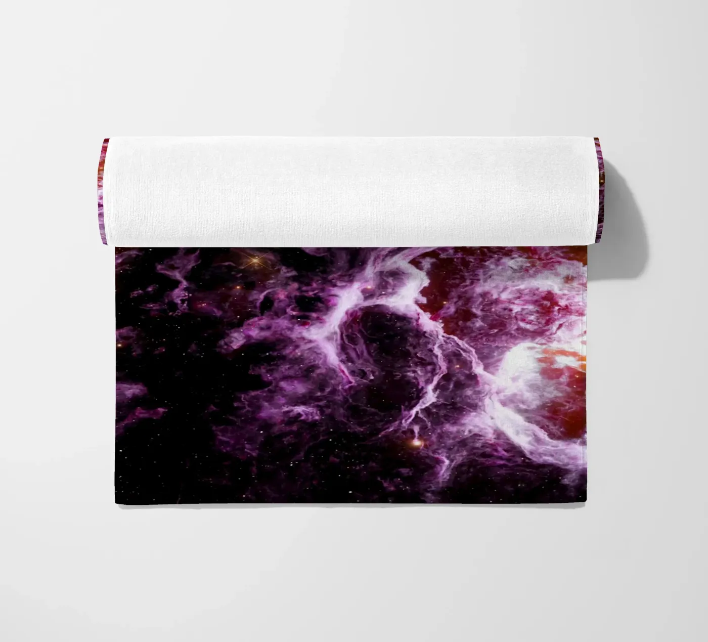 Hypernova beach towel by Stellar Dream Art