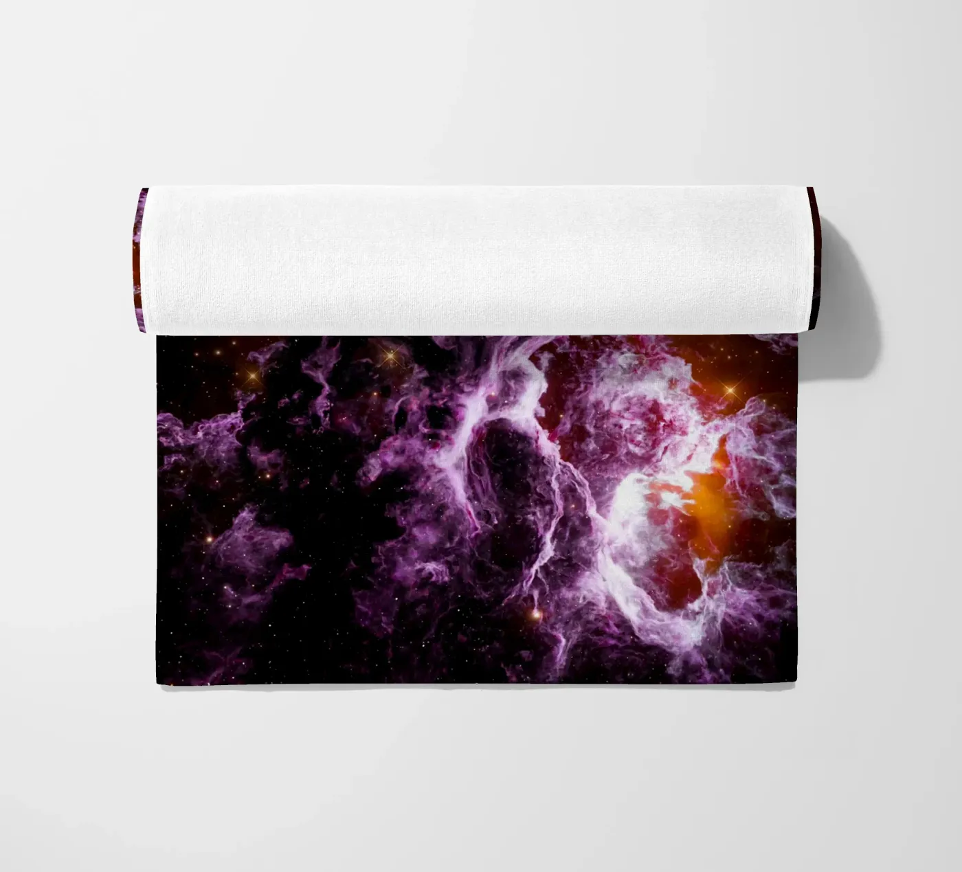 Hypernova beach towel by Stellar Dream Art