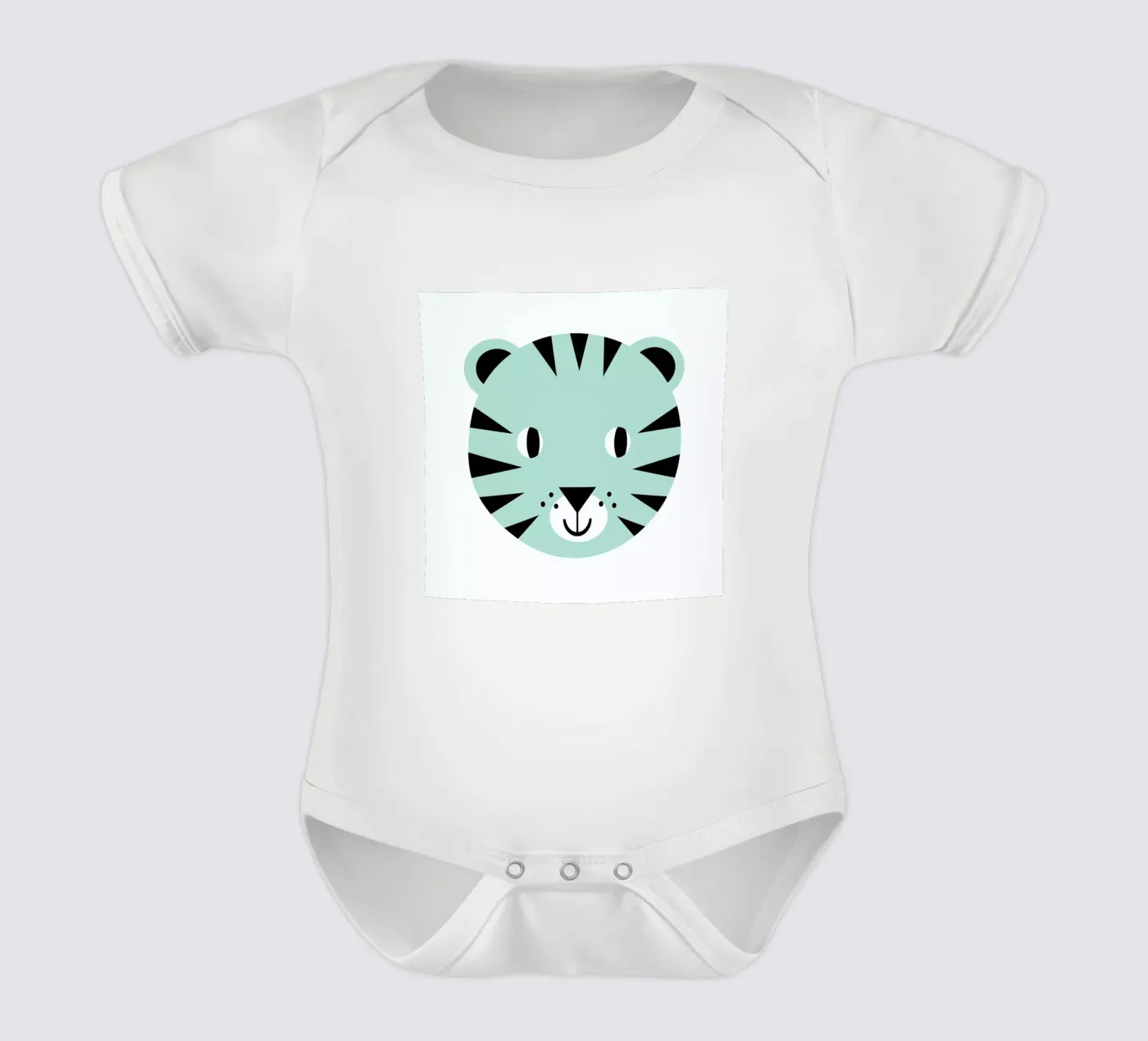 Tiger body neonato maniche corte da Charlotte Winter