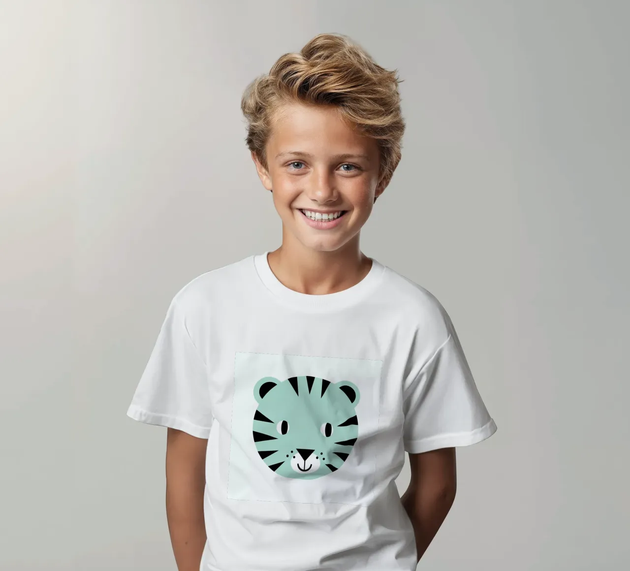 Tiger t-shirt bambini da Charlotte Winter