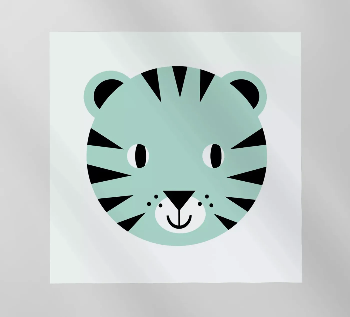 Tiger backlit folie van Charlotte Winter