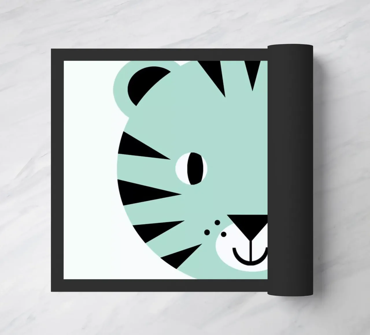 Tiger Fußmatte von Charlotte Winter