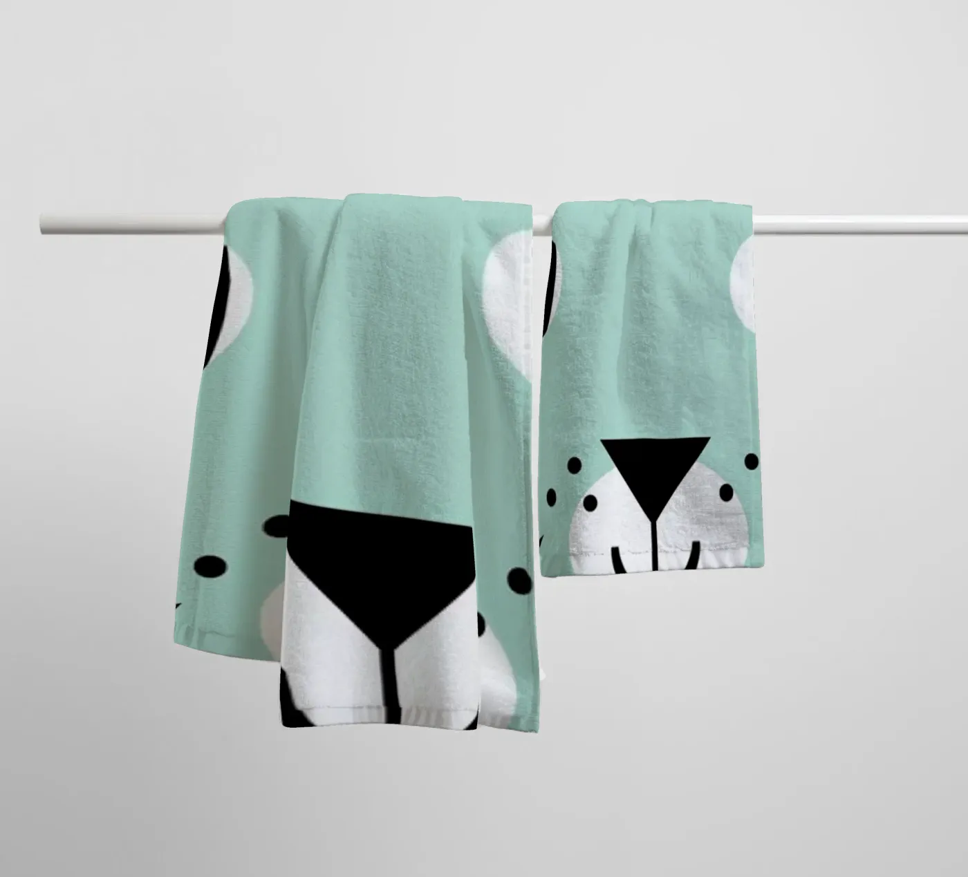 Tiger badhanddoek van Charlotte Winter