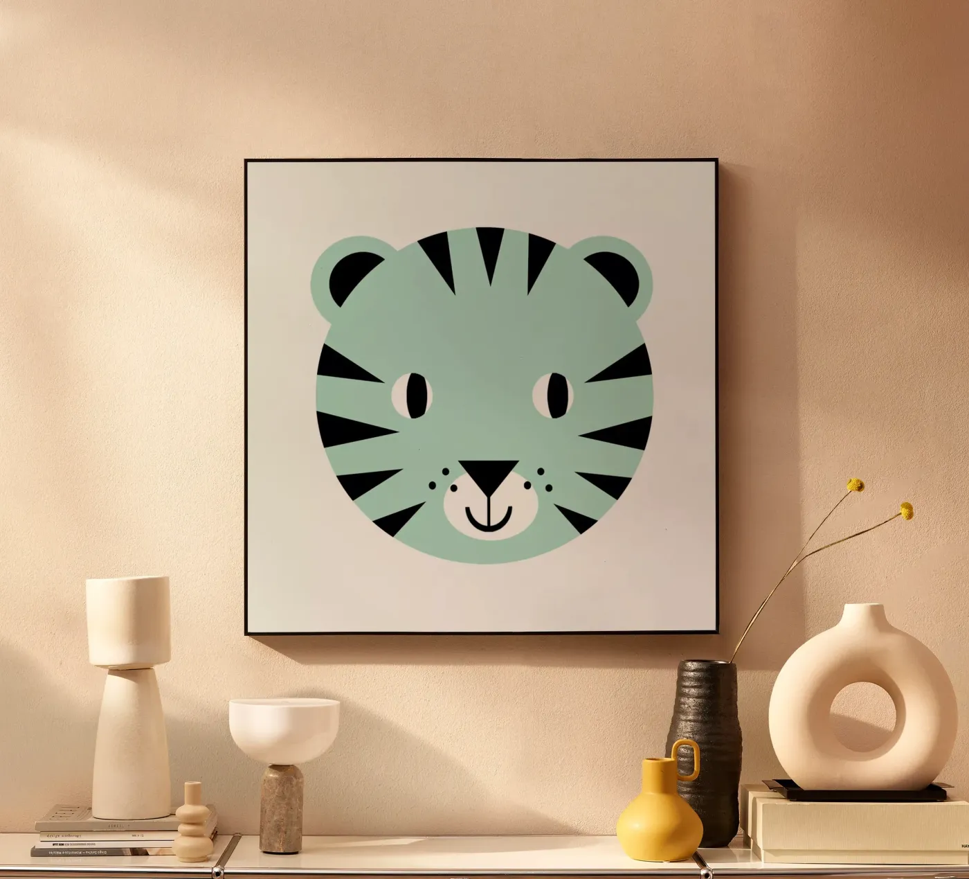 Tiger plexiglas de Charlotte Winter