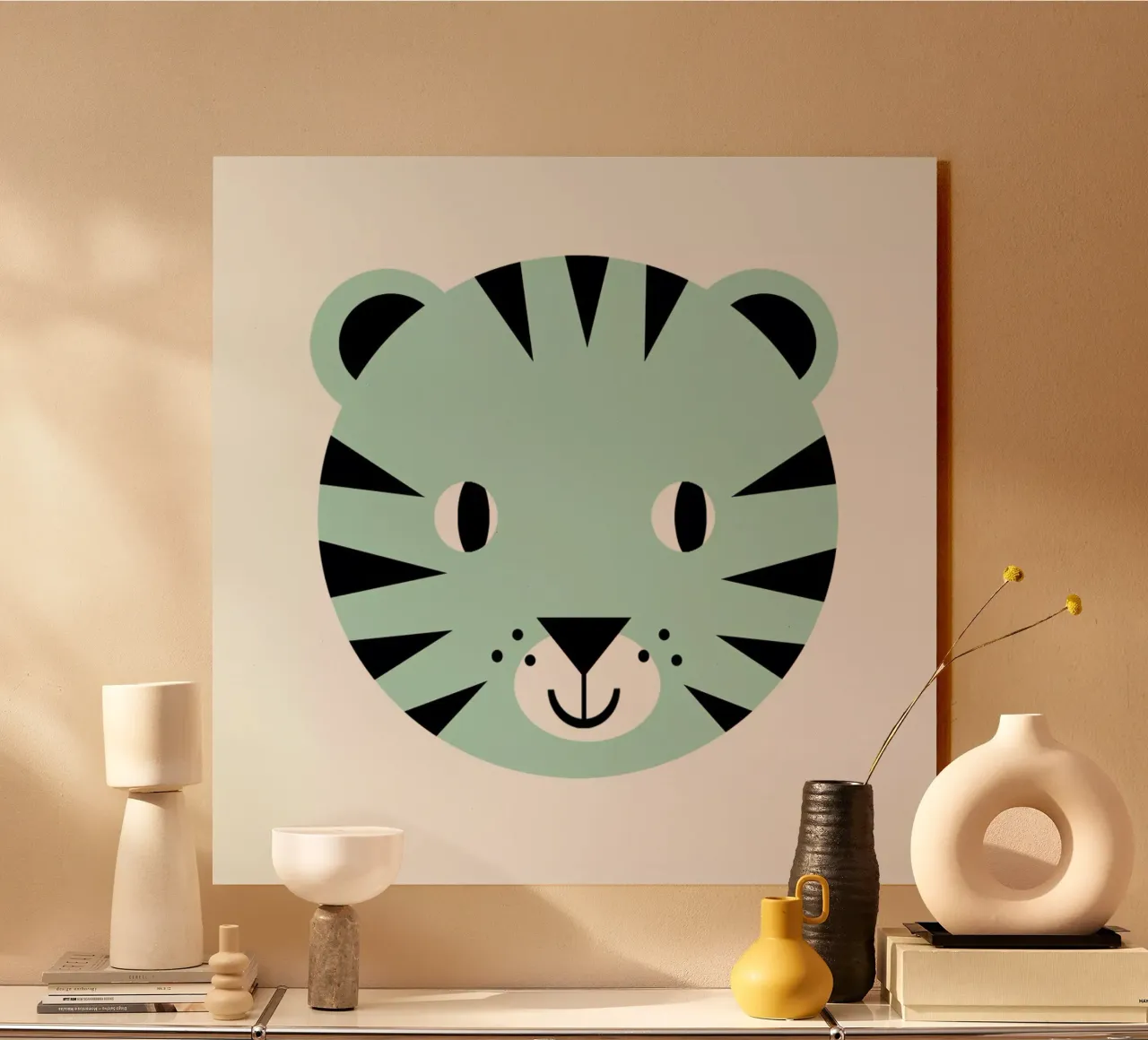 Tiger alluminio dibond da Charlotte Winter