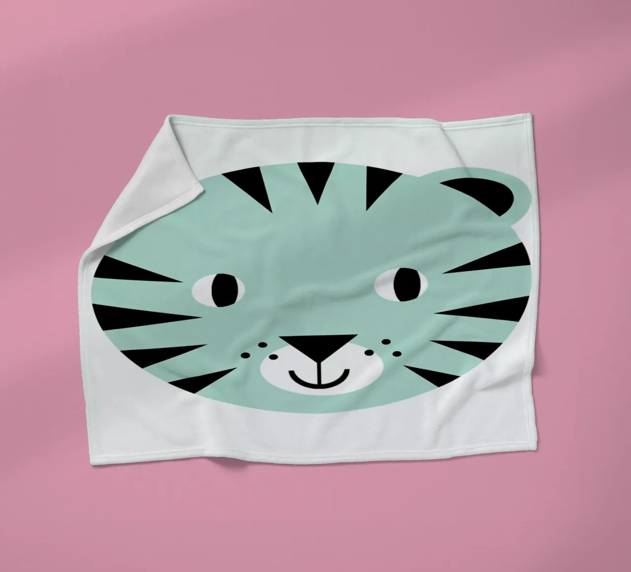 Tiger Fleecedecke von Charlotte Winter