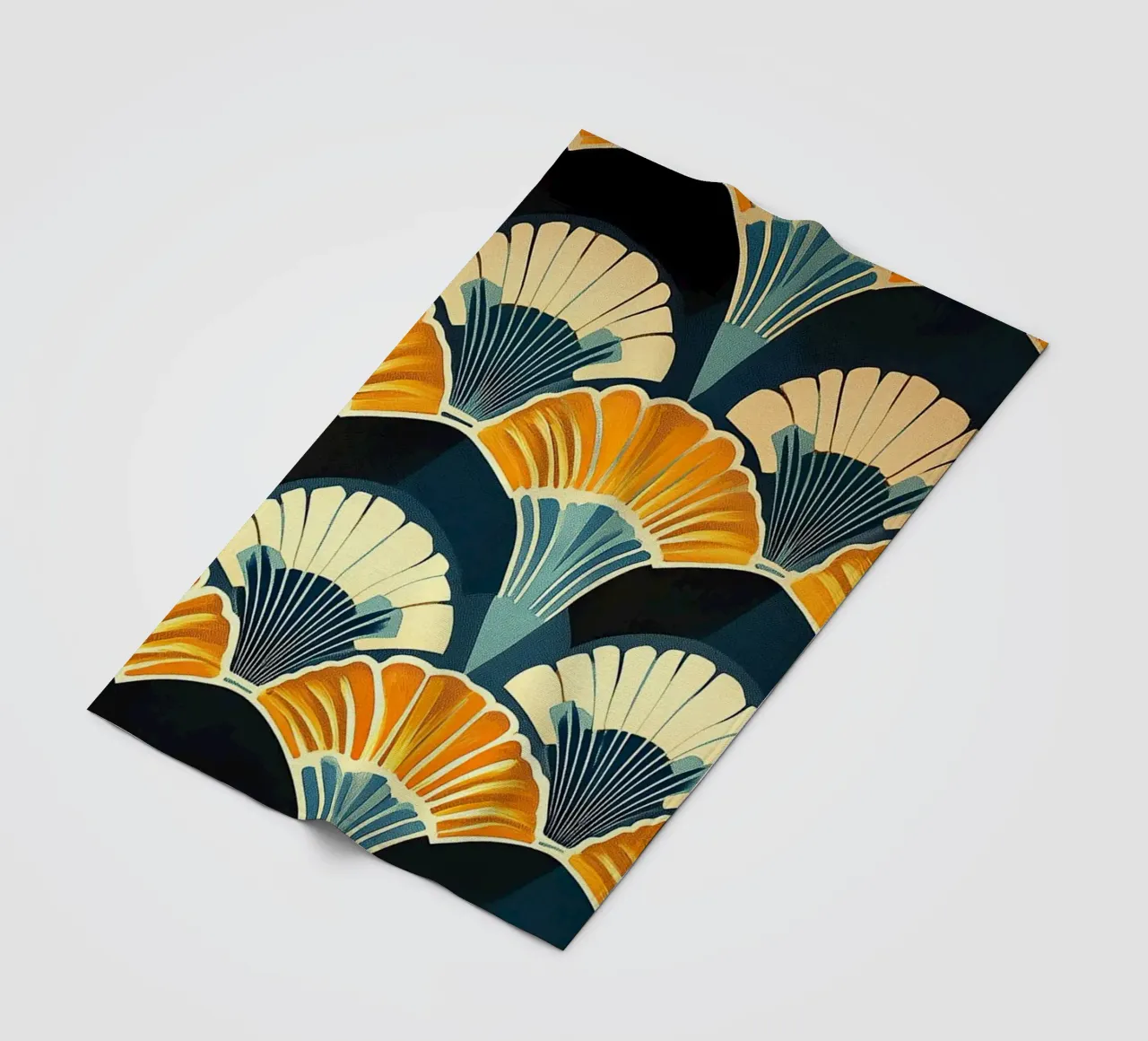 Art déco fleece blanket by Nikis Art Studio