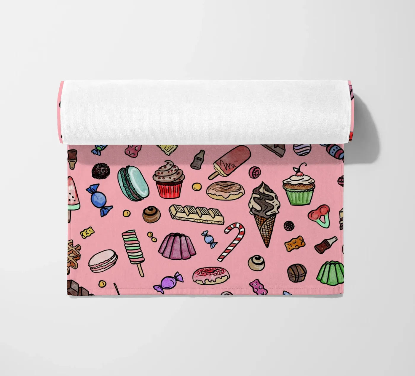 Sweets beach towel by miriamkross