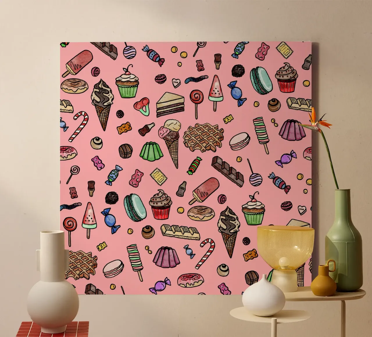 Sweets canvas by miriamkross