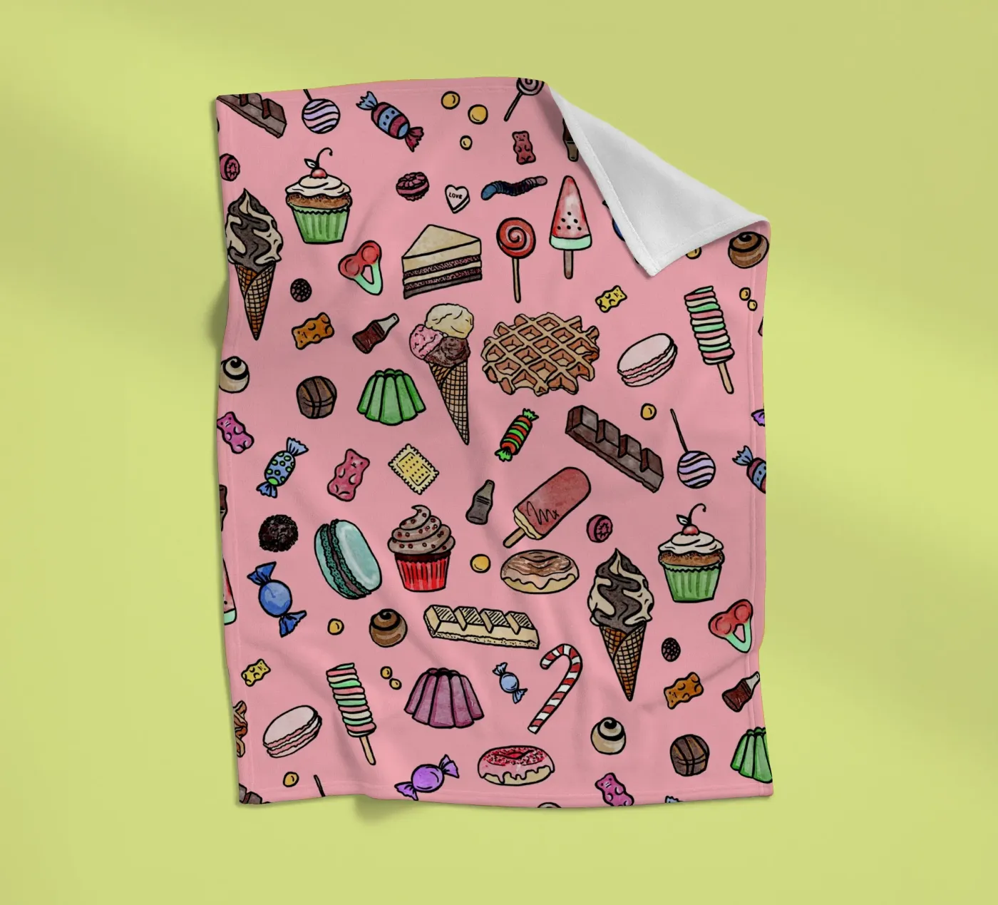 Sweets fleece blanket by miriamkross