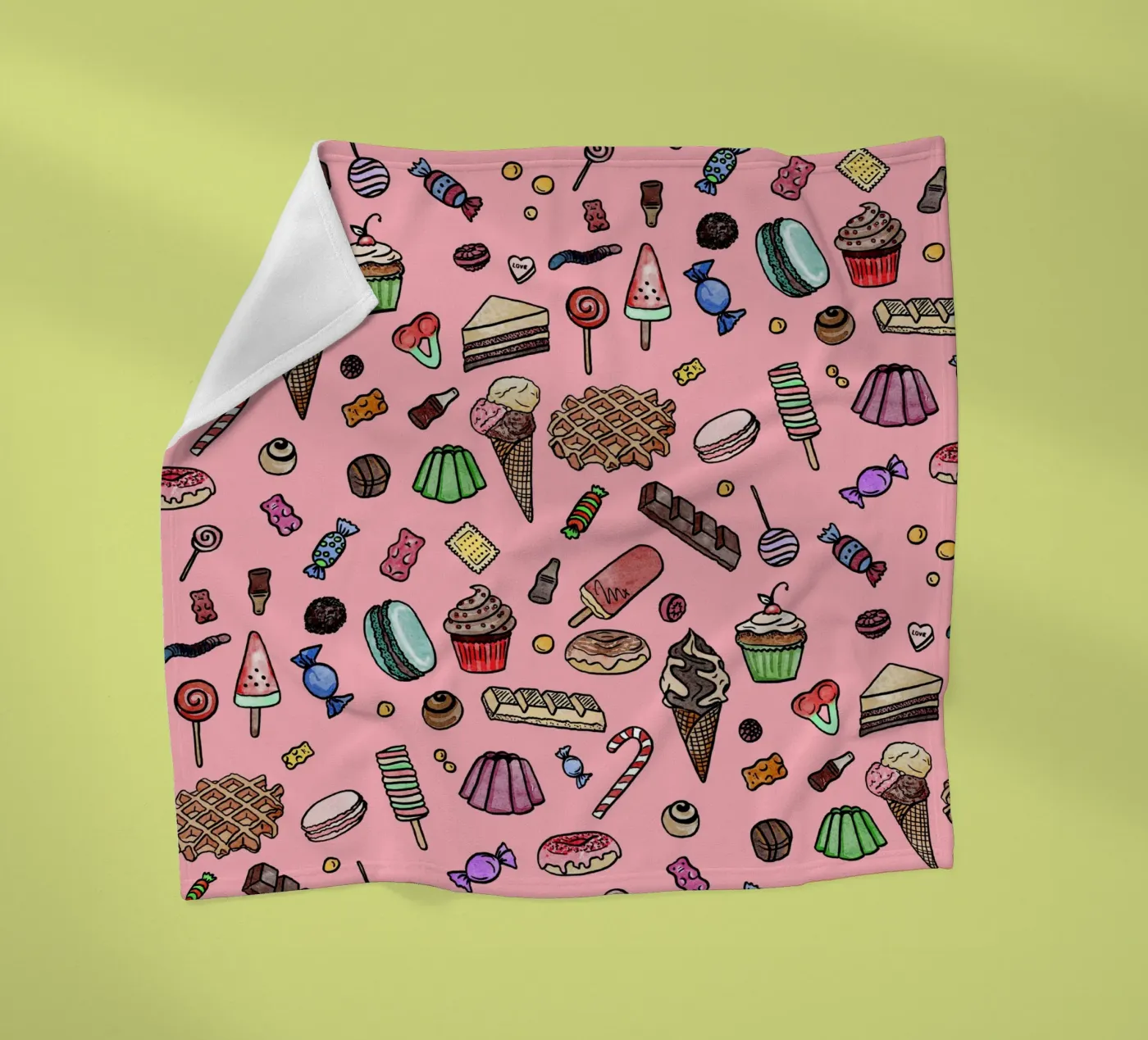 Sweets fleece blanket by miriamkross