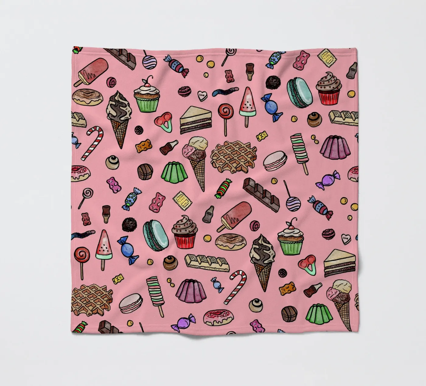 Sweets fleece blanket by miriamkross
